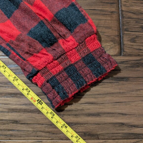 aerie 2 piece pajama PJ set red buffalo plaid size small - Picture 12 of 16